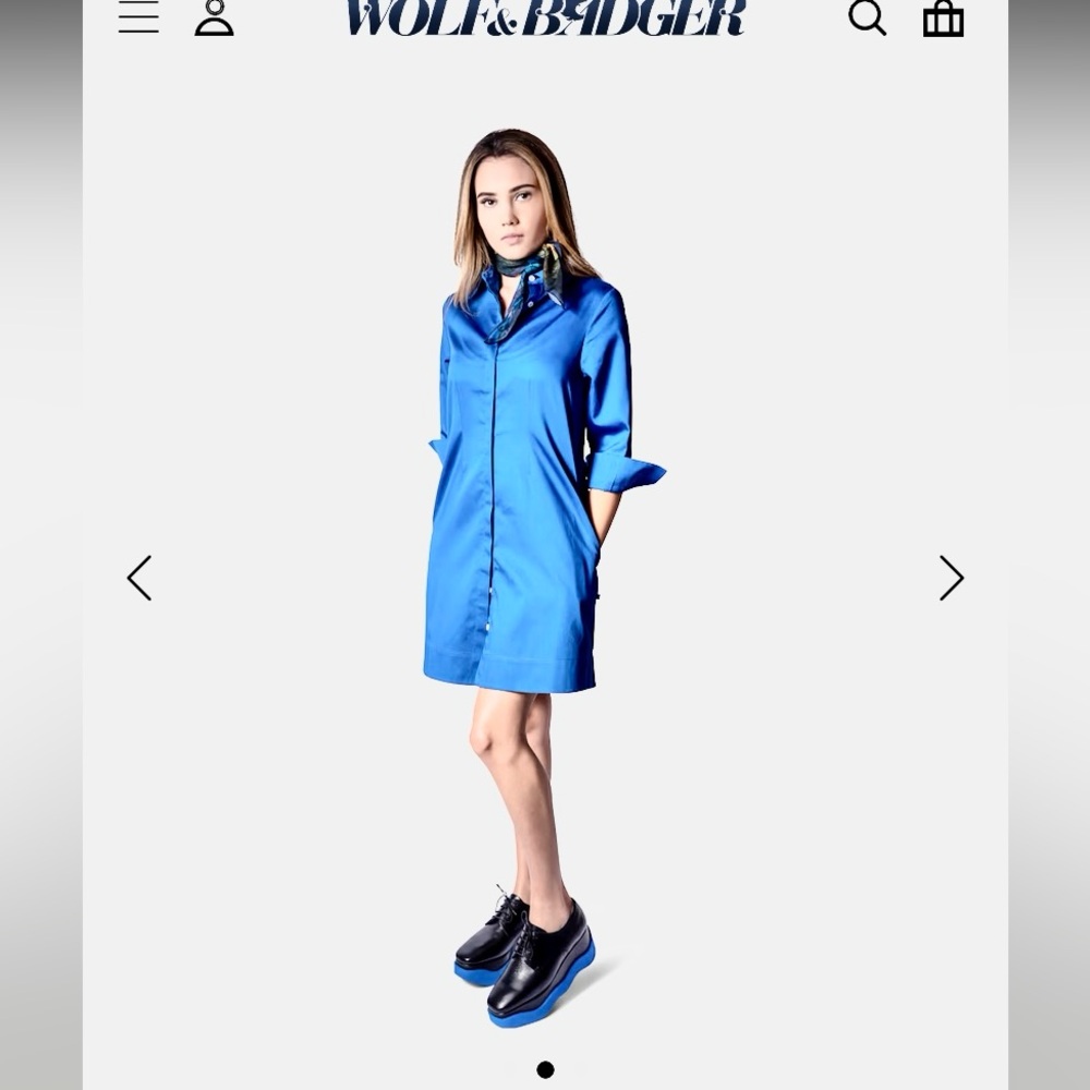 Perlavera Solid Chris Shirt Dress
$198.00 light blue logo Classic casual winter - Picture 2 of 14